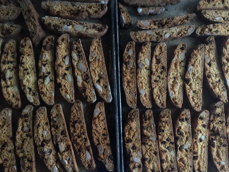 硬過ぎず素朴な味が人気のビスコッティ