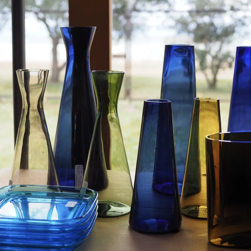 1950年代フィンランド「Nuutajarvi」のフラワーベース