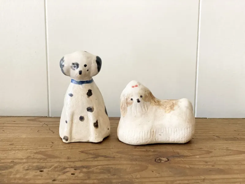 陶器作品（いぬの置物）
