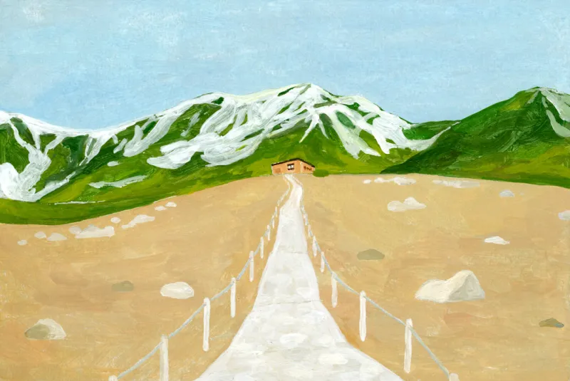 その他風景のイラストのポストカードなど
