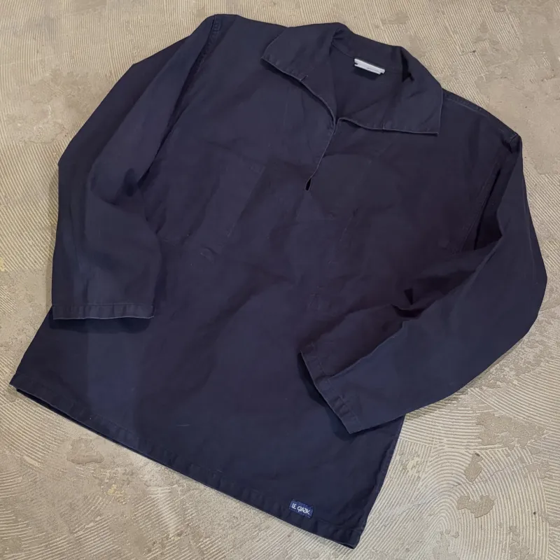 「French moleskin work jacket」モールスキンと呼ばれる素材のフランスのワークジャケット。
