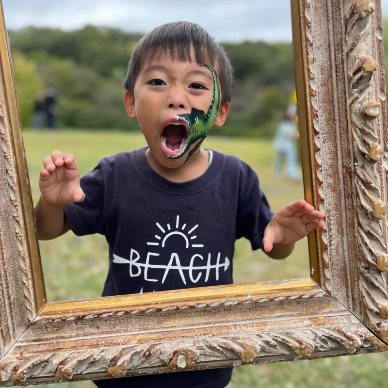 唯一の可動式ペイント「ガオザウルス」は男の子に人気！