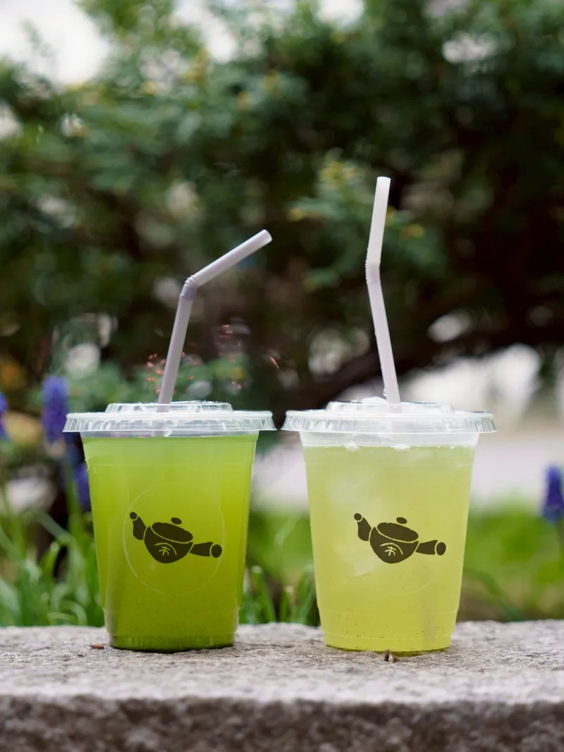 「煎茶トニック」夏にぴったりの煎茶とトニックウォーターを掛け合わせたドリンクです！