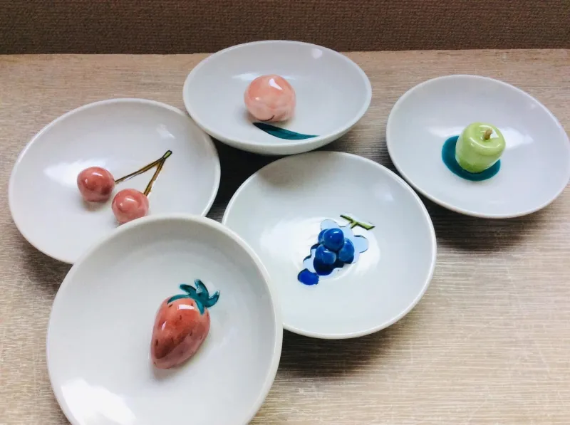 美味しいフルーツの立体小皿