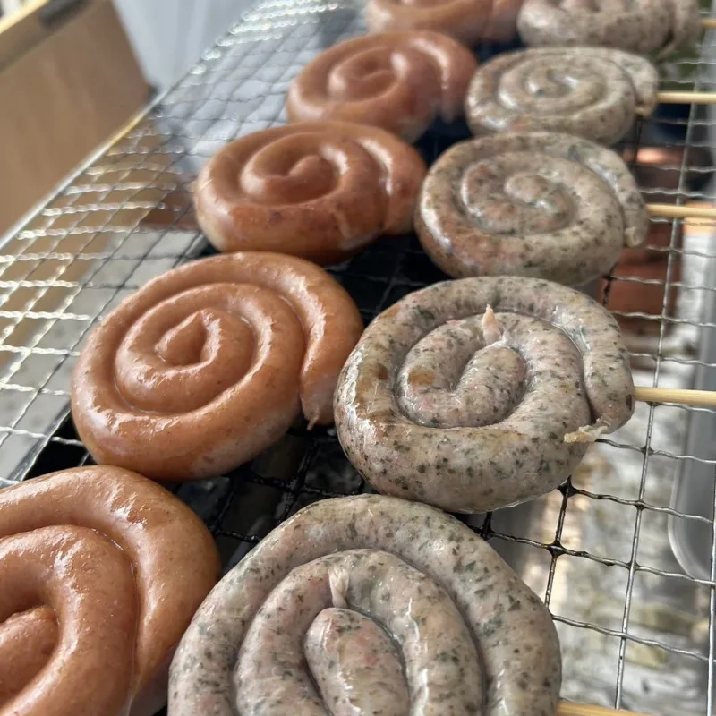 「うずまきちゃん」群馬県吾妻郡で頼れる同級生が育てた豚肉で作る自家製ソーセージです