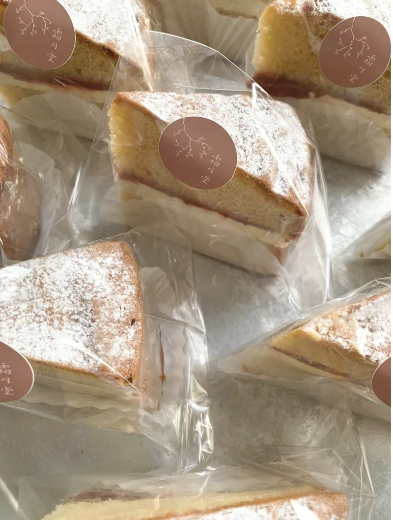 「ヴィクトリアケーキ」季節のフルーツでつくったジャムをサンドしたケーキです