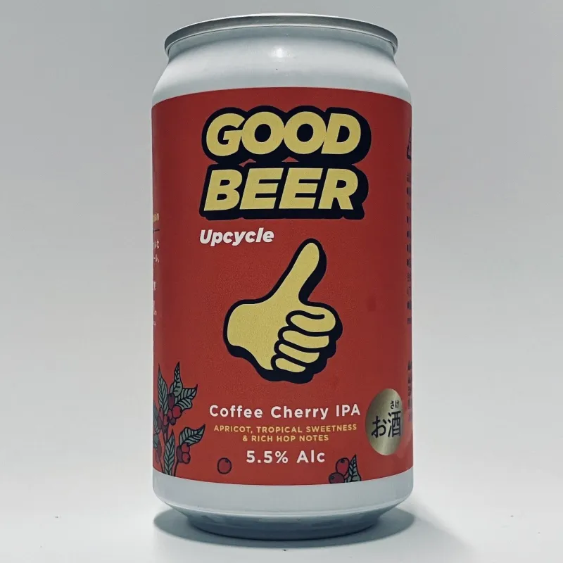 「GOOD BEER Coffee Cherry IPA」コーヒーチェリー由来の果実感とIPAの苦味が重なる、個性的で奥行きある味わい。
